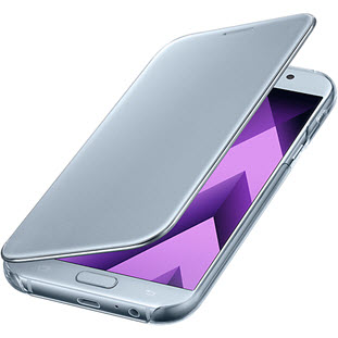 Фото товара Samsung Clear View Cover книжка для Galaxy A7 2017 (EF-ZA720CLEGRU, голубой)