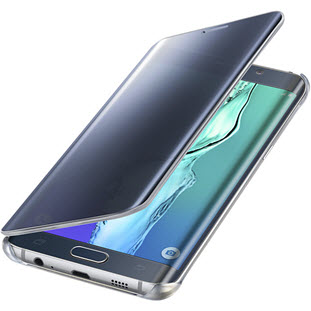 Фото товара Samsung Clear View Cover книжка для Galaxy S6 Edge+ (EF-ZG928CBEGRU, черный)