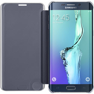 Фото товара Samsung Clear View Cover книжка для Galaxy S6 Edge+ (EF-ZG928CBEGRU, черный)