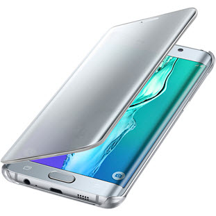 Фото товара Samsung Clear View Cover книжка для Galaxy S6 Edge+ (EF-ZG928CSEGRU, серебристый)