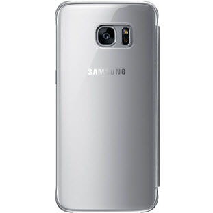 Фото товара Samsung Clear View Cover книжка для Galaxy S7 Edge (EF-ZG935CSEGRU, серебристый)