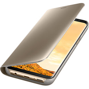 Фото товара Samsung Clear View Standing Cover книжка для Galaxy S8 (EF-ZG950CFEGRU, золотой)