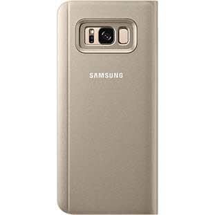 Фото товара Samsung Clear View Standing Cover книжка для Galaxy S8+ (EF-ZG955CFEGRU, золотой)