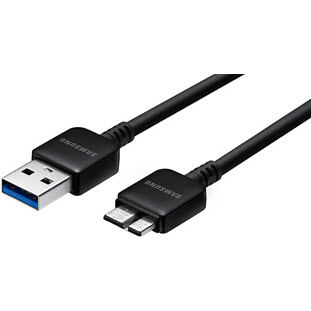 Data-кабель Samsung USB - microUSB 3.0 21pin (ET-DQ11Y1BEGRU, черный)