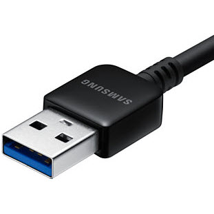 Фото товара Samsung USB - microUSB 3.0 21pin (ET-DQ11Y1BEGRU, черный)