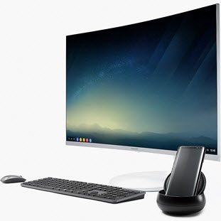 Фото товара Samsung DeX Station (EE-MG950BBRGRU, black)