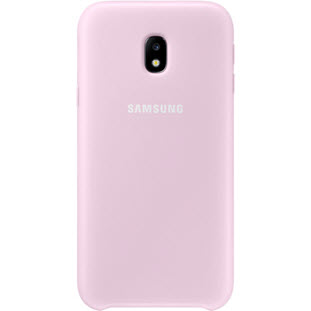 Чехол Samsung Dual Layer Cover накладка для Galaxy J3 2017 (EF-PJ330CPEGRU, розовый)