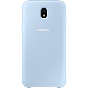 Чехол Samsung Dual Layer Cover накладка для Galaxy J7 2017 (EF-PJ730CLEGRU, голубой)