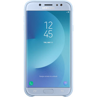 Фото товара Samsung Dual Layer Cover накладка для Galaxy J7 2017 (EF-PJ730CLEGRU, голубой)