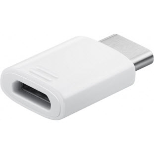 Фото товара Samsung USB Type-C - microUSB (EE-GN930BWRGRU, белый)
