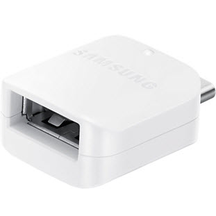 Фото товара Samsung OTG USB Type C - USB (EE-UN930BWRGRU, белый)