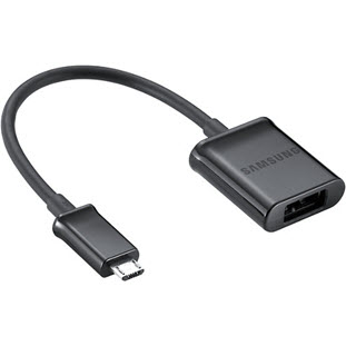 Переходник Samsung microUSB - USB (ET-R205UBEGSTD, черный)