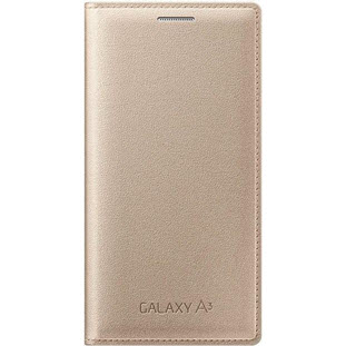 Фото товара Samsung Flip Cover книжка для Galaxy A3 (EF-FA300BFEGRU, золотой)