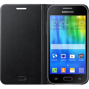 Фото товара Samsung Flip Cover книжка для Galaxy J1 (EF-FJ100BBEGRU, черный)