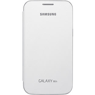 Чехол Samsung Flip Cover книжка для Galaxy Win (белый)