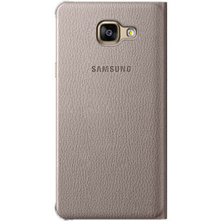 Фото товара Samsung Flip Wallet книжка для Galaxy A5 2016 (EF-WA510PFEGRU, золотой)