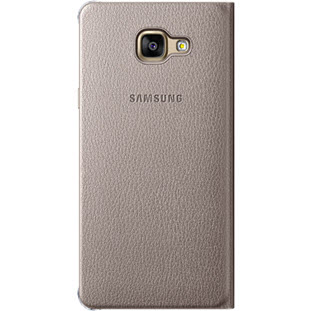 Фото товара Samsung Flip Wallet книжка для Galaxy A7 2016 (EF-WA710PFEGRU, золотой)