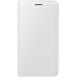 Чехол Samsung Flip Wallet книжка для Galaxy J1 2016 (EF-WJ120PWEGRU, белый)