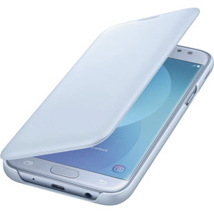 Чехол Samsung Wallet Cover книжка для Galaxy J5 2017 (EF-WJ530CLEGRU, голубой)