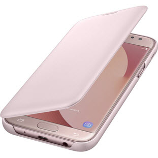 Чехол Samsung Wallet Cover книжка для Galaxy J5 2017 (EF-WJ530CPEGRU, розовый)