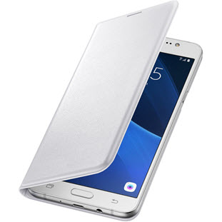 Фото товара Samsung Flip Wallet книжка для Galaxy J7 2016 (EF-WJ710PWEGRU, белый)