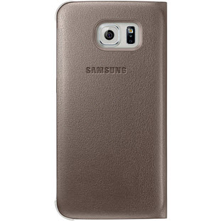 Фото товара Samsung Flip Wallet книжка для Galaxy S6 Edge (EF-WG925PFEGRU, золотой)