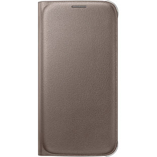 Фото товара Samsung Flip Wallet книжка для Galaxy S6 (EF-WG920PFEGRU, золотой)