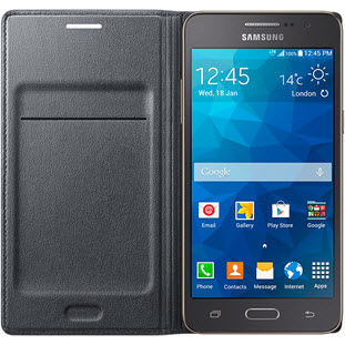 Фото товара Samsung Flip Wallet книжка для Galaxy Grand Prime (EF-WG530BSEGRU, серый)