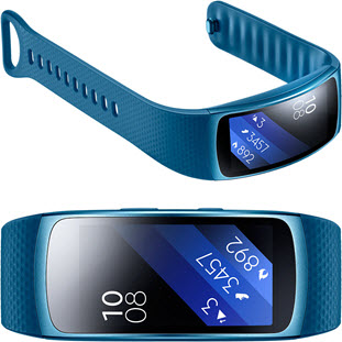 Фото товара Samsung Gear Fit2 (SM-R3600ZBASER, blue)