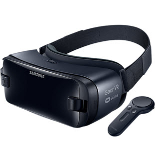 Очки виртуальной реальности Samsung Gear VR (SM-R324NZAASER, dark blue)