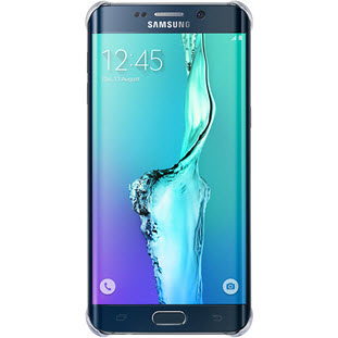 Фото товара Samsung Glossy Cover накладка для Galaxy S6 Edge+ (EF-QG928MBEGRU, черный)