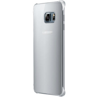 Фото товара Samsung Glossy Cover накладка для Galaxy S6 Edge+ (EF-QG928MSEGRU, серебристый)