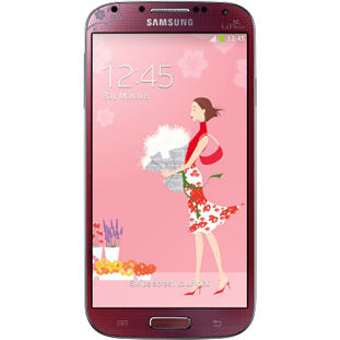 Мобильный телефон Samsung i9500 Galaxy S4 (16Gb, La Fleur red)