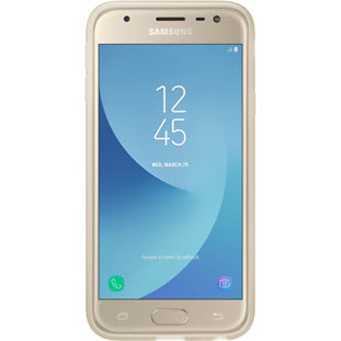 Фото товара Samsung Jelly Cover накладка для Galaxy J3 2017 (EF-AJ330TFEGRU, золотой)