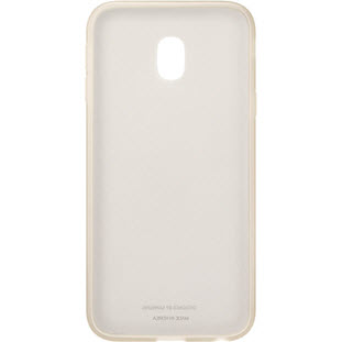 Фото товара Samsung Jelly Cover накладка для Galaxy J3 2017 (EF-AJ330TFEGRU, золотой)