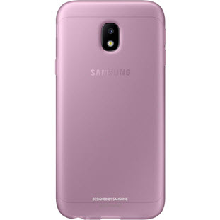 Чехол Samsung Jelly Cover накладка для Galaxy J3 2017 (EF-AJ330TPEGRU, розовый)