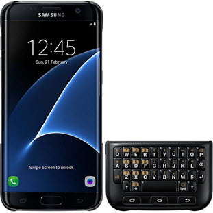 Фото товара Samsung Keyboard Cover накладка для Galaxy S7 Edge (EJ-CG935UBEGRU, черный)