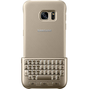 Фото товара Samsung Keyboard Cover накладка для Galaxy S7 (EJ-CG930UFEGRU, золотой)