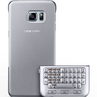 Фото товара Samsung Keyboard Cover накладка для Galaxy S6 Edge+ (EJ-CG928RSEGRU, серебристый)