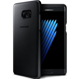 Фото товара Samsung Leather Cover накладка для Galaxy Note7 (EF-VN930LBEGRU, черный)