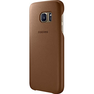 Фото товара Samsung Leather Cover накладка для Galaxy S7 (EF-VG930LDEGRU, коричневый)