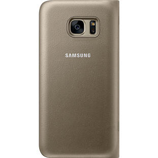 Фото товара Samsung LED View Cover книжка для Galaxy S7 (EF-NG930PFEGRU, золотой)