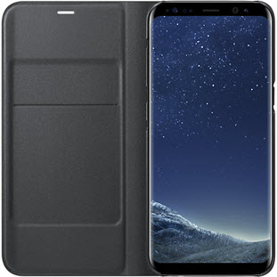 Фото товара Samsung LED View Cover книжка для Galaxy S8 (EF-NG950PBEGRU, черный)