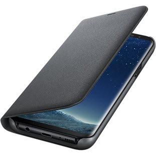 Фото товара Samsung LED View Cover книжка для Galaxy S8+ (EF-NG955PBEGRU, черный)