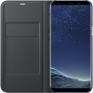 Фото товара Samsung LED View Cover книжка для Galaxy S8+ (EF-NG955PBEGRU, черный)