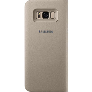 Фото товара Samsung LED View Cover книжка для Galaxy S8+ (EF-NG955PFEGRU, золотой)