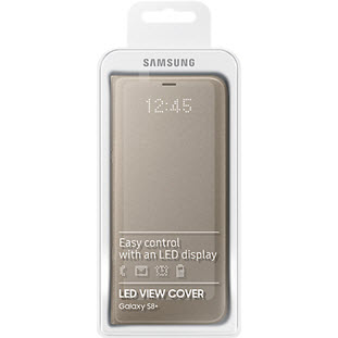 Фото товара Samsung LED View Cover книжка для Galaxy S8+ (EF-NG955PFEGRU, золотой)