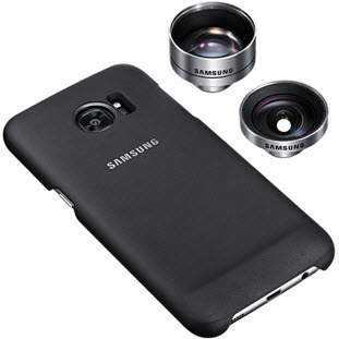 Чехол Samsung Lens Cover накладка для Galaxy S7 Edge (ET-CG935DBEGRU, черный)