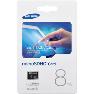 Фото товара Samsung Standard microSDHC MB-MA08D/RU 8Gb