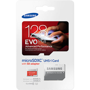 Фото товара Samsung EVO Plus microSDXC MB-MC128DA/RU 128Gb + SD adapter